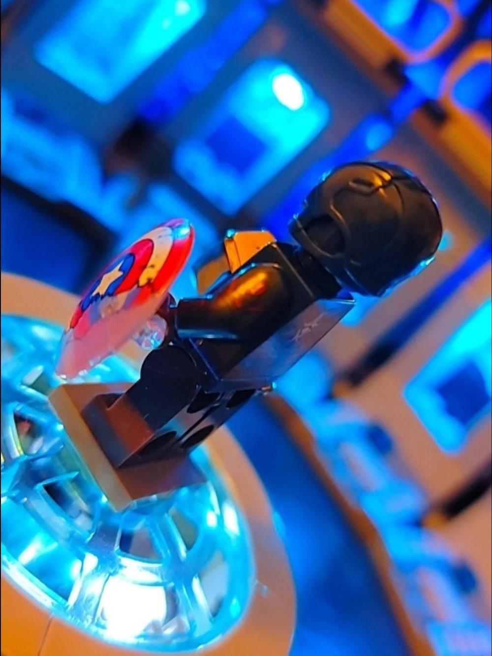 Captain America Minifigure Lego Compatible